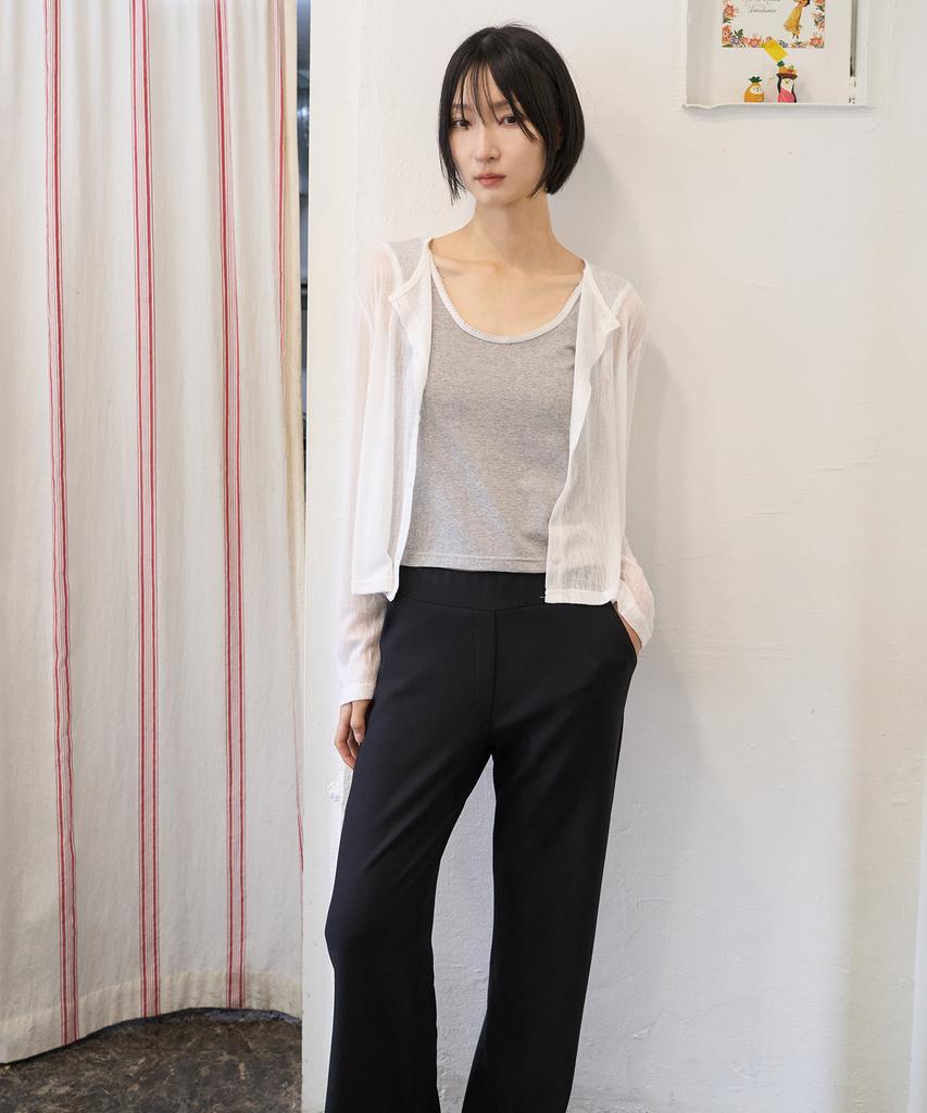 Julliapepe Cheese Fit Summer Slacks (2 Colors)