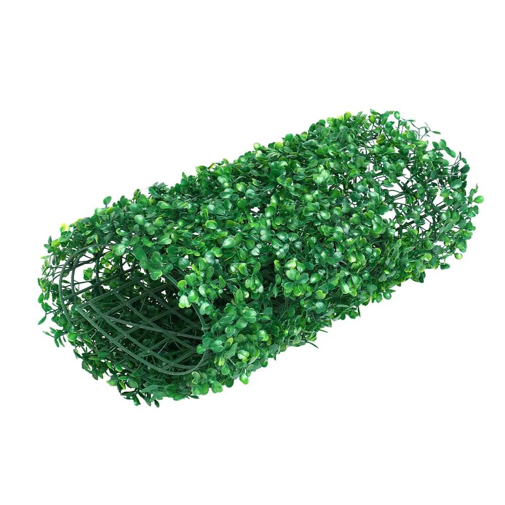 12pcs 60x40cm Artificial Grass Boxwood Wall Hedge Mat Fence Lawn Background Mat Safe and Eco-friendly Free DIY Adjustment Decor