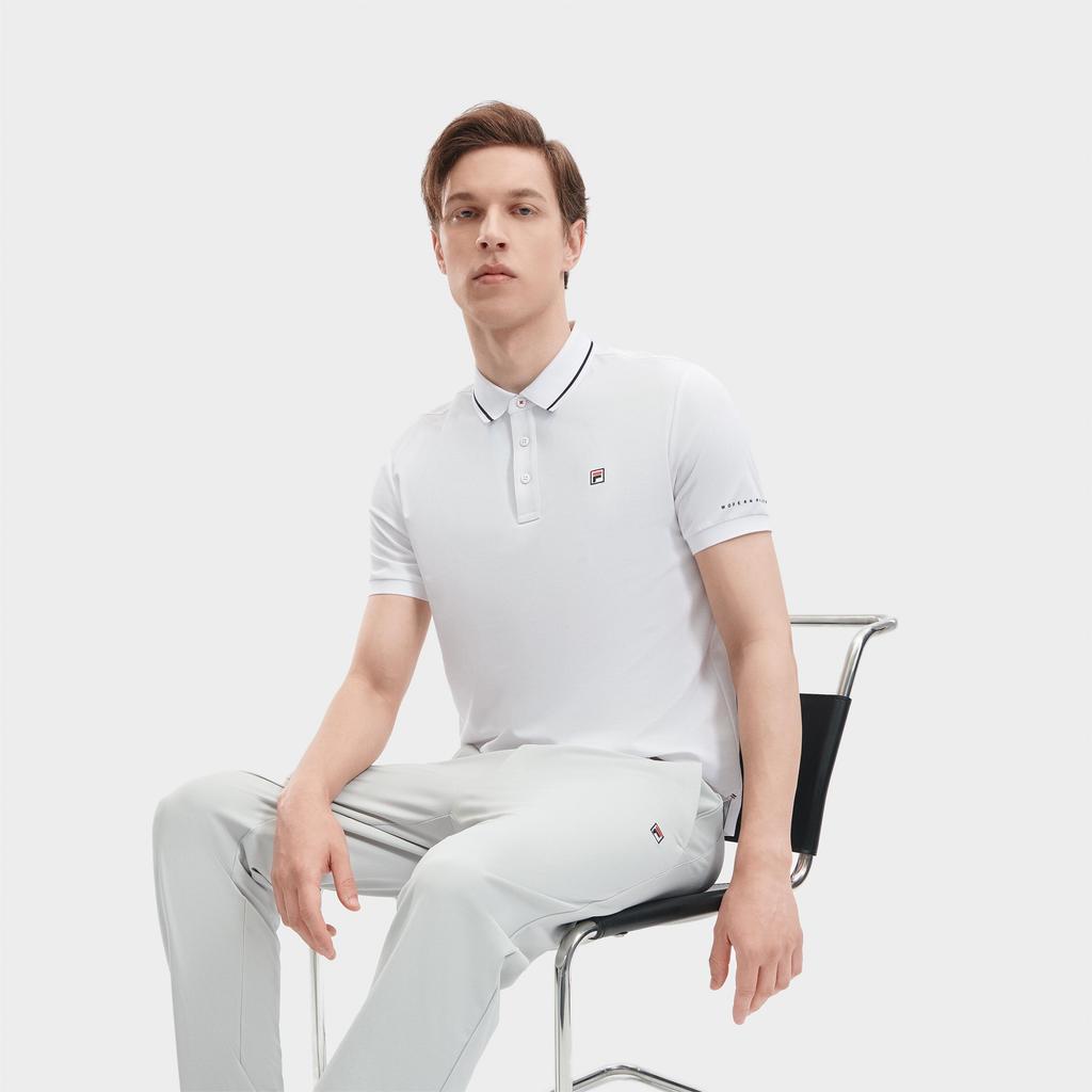 Fila MODERN HERITAGE Polo Shirt Men's Standard White F11M421115FWT