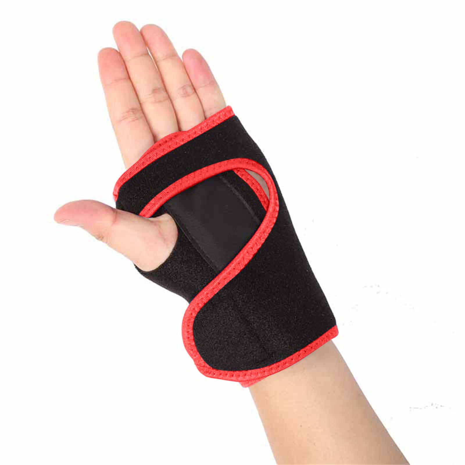 

Ортез на запястье для туннеля запястья, регулируемый бандаж для поддержки запястья с шинами, поддержка для рук при сжатии рук при травмах, боли в запястье, растяжении связок, спорте One Size