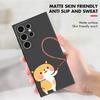 Matching Couple Cute Black Soft Shell Case for Samsung Galaxy S22 Plus S23Ultra S20 S21 FE S24 S25 Ultra S24Ultra S23 FE S25+