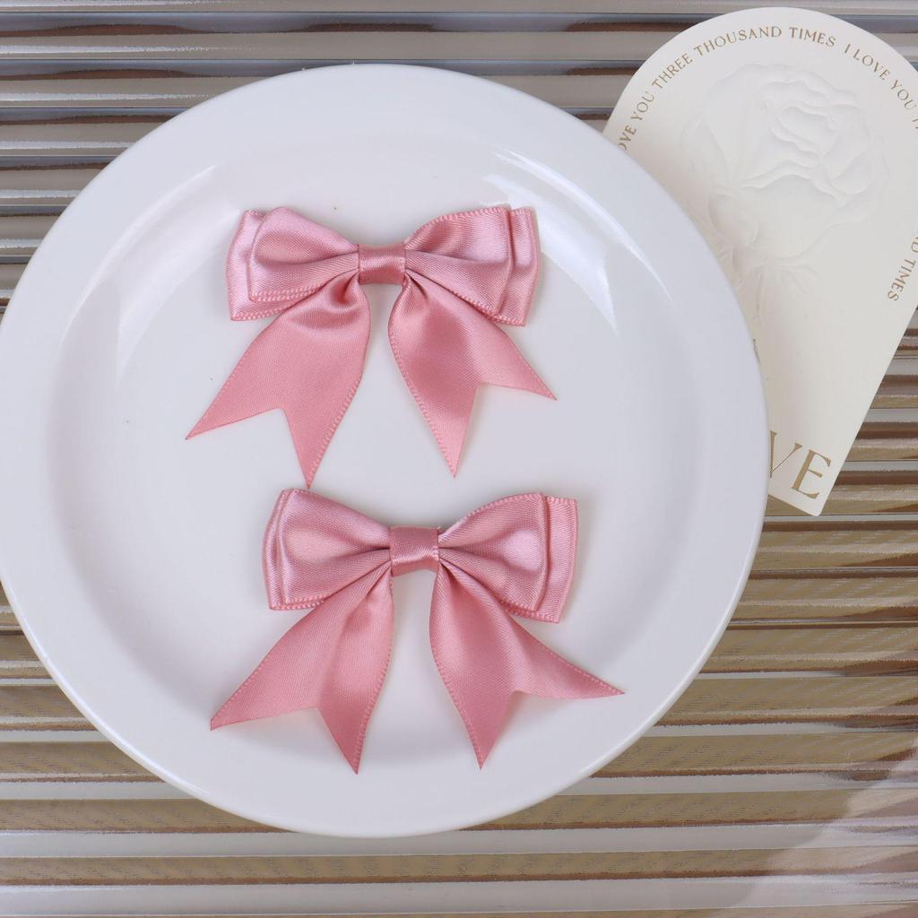 Double-Layer 8-Minute Polyester Swallowtail Ribbon Waist Bow and Headdress Accessory