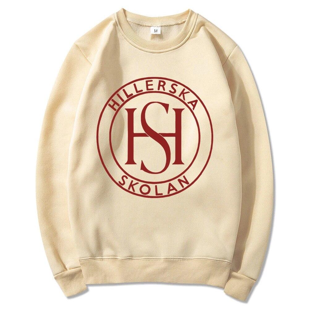 

Толстовка Young Royals Hillerska School Logo Толстовка Hillerska Skolan All The People Are Fake Толстовки с круглым вырезом Fans Merch Толстовка унисекс M