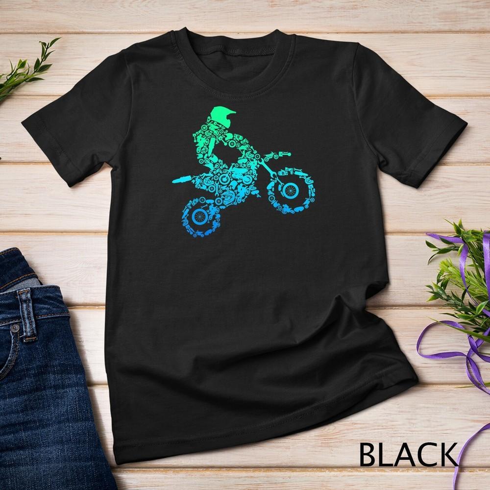 Dirt Bike Rider Motocross Enduro Dirt Biking Gift Unisex T-shirt 3XL