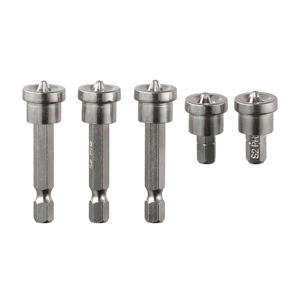 Sheetrock Screw PH2 Drywall Screw Bit Steel 50mm/25mm Drywall Dimpler Bit Locating Bit Fastening