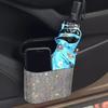 Bling Rhinestones Auto Unbrella Storage Box Removable Vehicle Hanging Dust Case  Seat Back