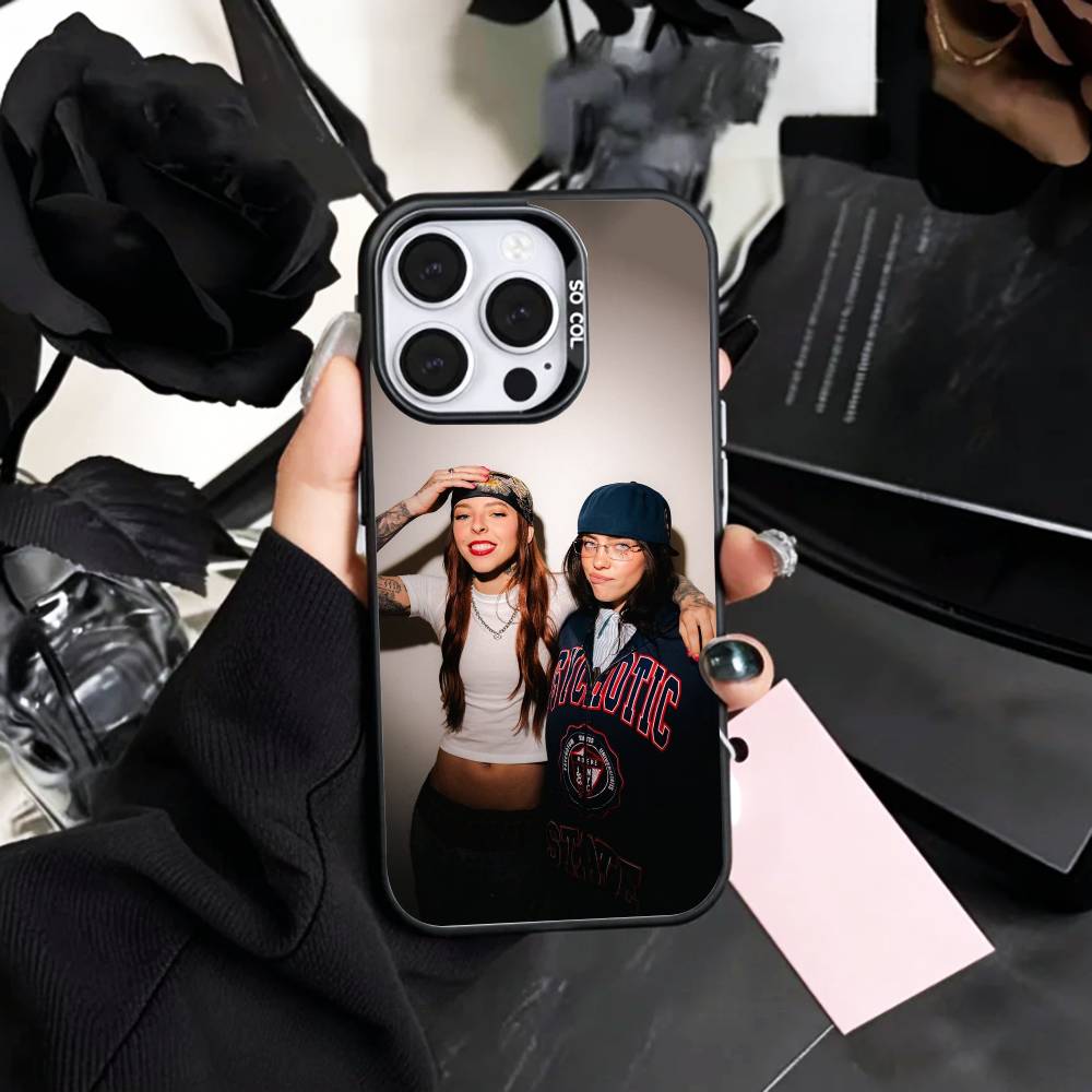 Sängerin Young Miko Nicht stören Handyhülle Für iPhone17,16,15,14,13,12,11 Plus,Pro Max Farbige Silberbeschichtete Innenabdeckung