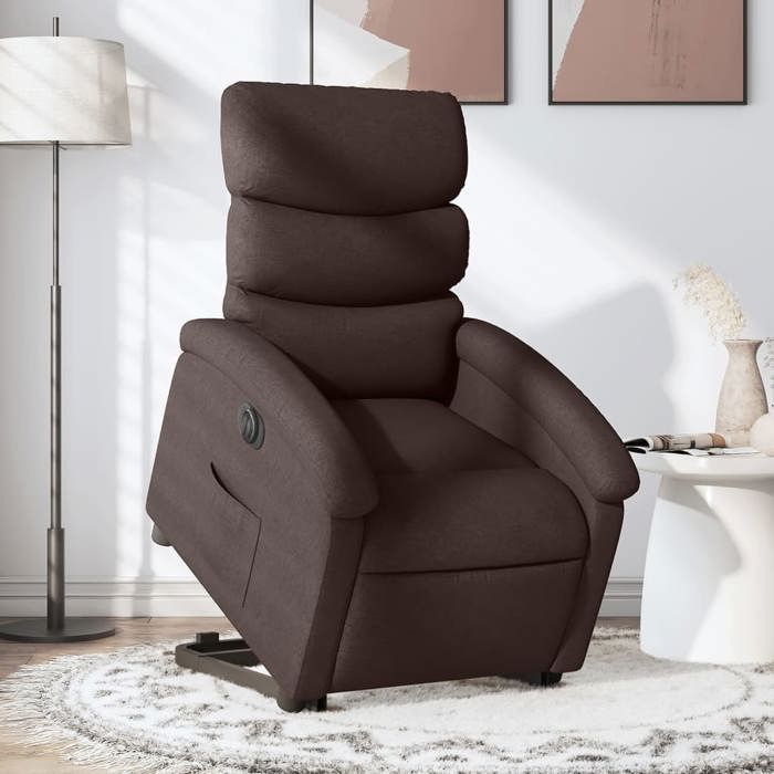 VidaXL Electric Recliner, Relaxation Chair with Adjustable Backrest and Footrest, Living Room Seat, Modern, 3204007