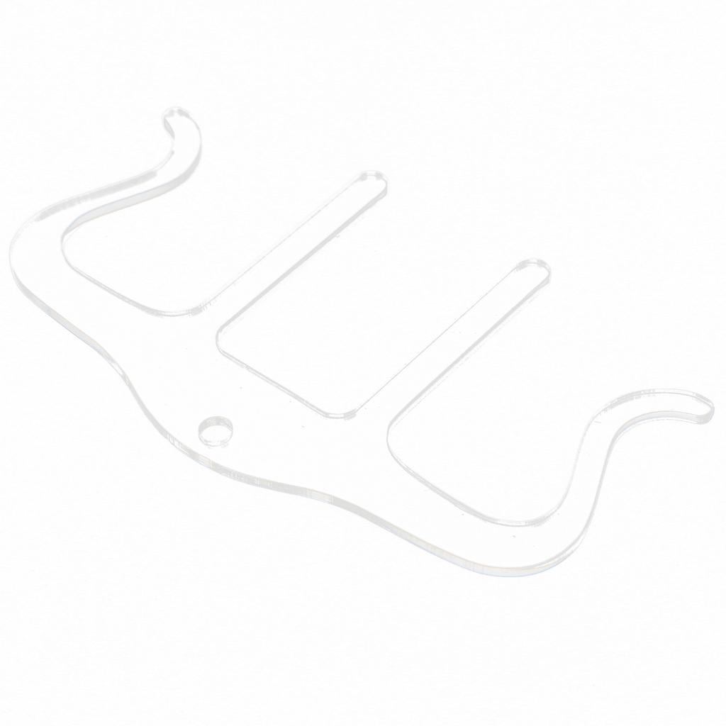 Music Book Clip Stand Page Holder M Shape Plastic Instrument Accessories for PianoTransparent