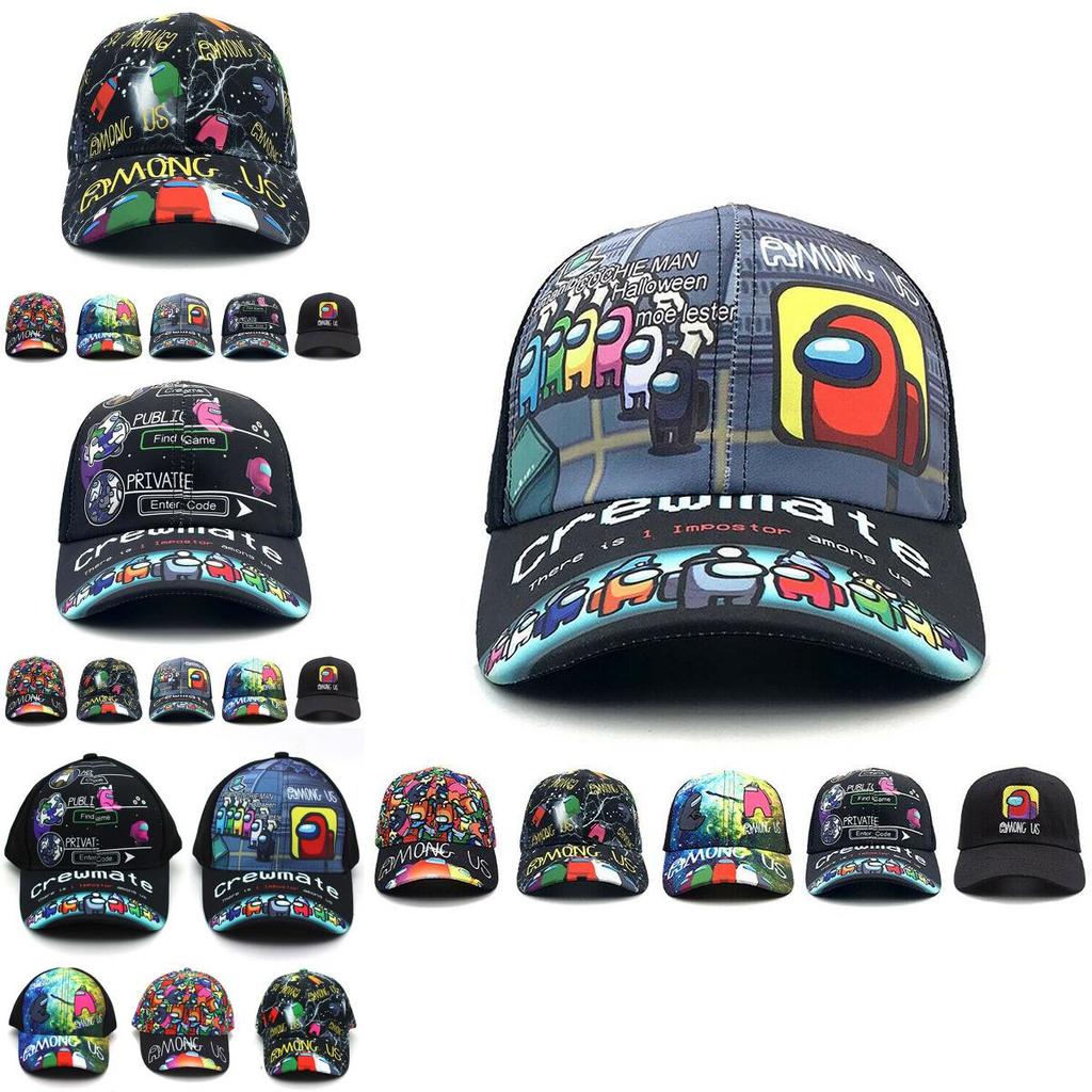 Baseball Unisex Cap Cartoon Hippie Adjustable Summer Sun Hat Snapback