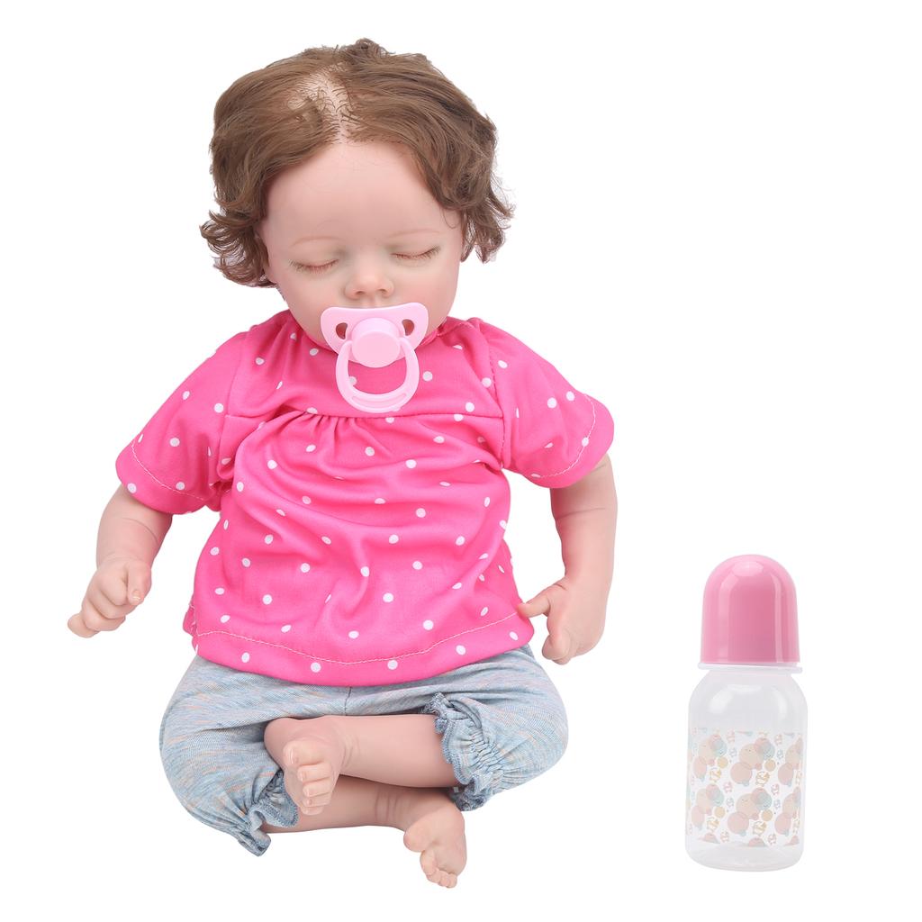 Lifelike Newborn Sweet Baby Reborn Doll Children Role Play Cute Infant Girl Doll Toy 45cm
