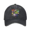 Sprunkis Cartoon Unisex Style Baseball Caps  Distressed Cotton Hats Cap Vintage Outdoor Activities Gift Snapback Cap
