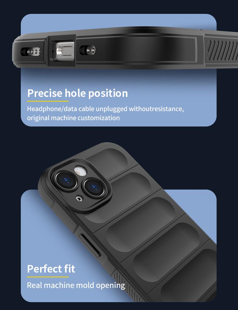 Anti-drop Shockproof Slicone Case For iPhone15 15Ultra 15Plus 3 Armor Rugged Protect Cover For iPhone 11 12 13 14 Pro Max Plus 6 6S 7 8 Plus XR XS Max