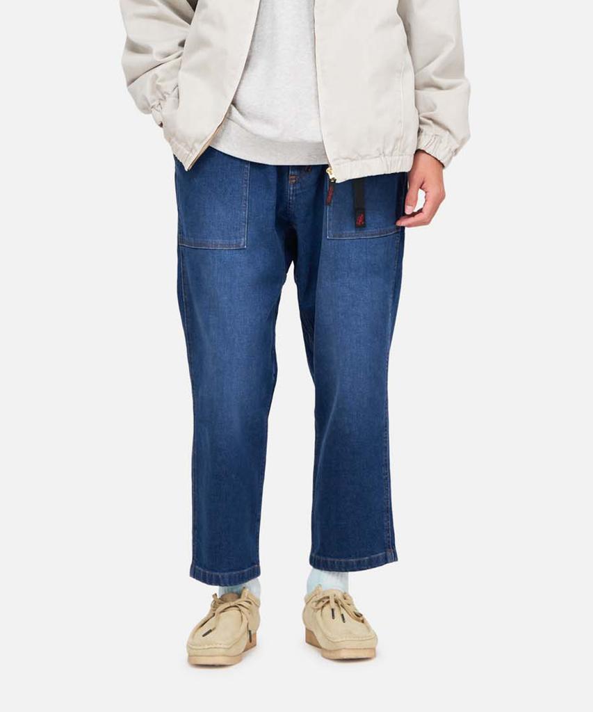 Geulamichi Loose Tapered Stretch Denim Pants Dark Used