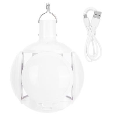 DC Charging LED Bulb Light Wide Voltage Foldable Football Light for Lighting Home Garage