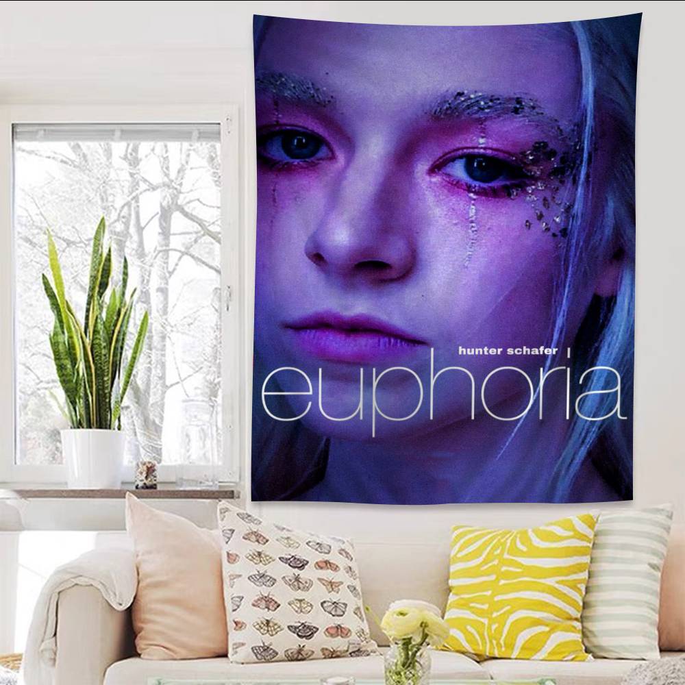 E-Euphoria TV Show DIY Wall Tapestry For Living Room Home Dorm Decor Wall Art Decor