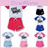 Spy Ninjas Letter Print Kids Tracksuit With Cotton And Polyester For Summer Play And Sports