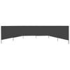 6 Piece Windbreak Mesh 800 X 80 Cm Grey