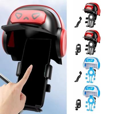 360° Rotatable Motorcycle Phone Holder Cartoon Motorcycle Phones Bracket  Riding Accessories