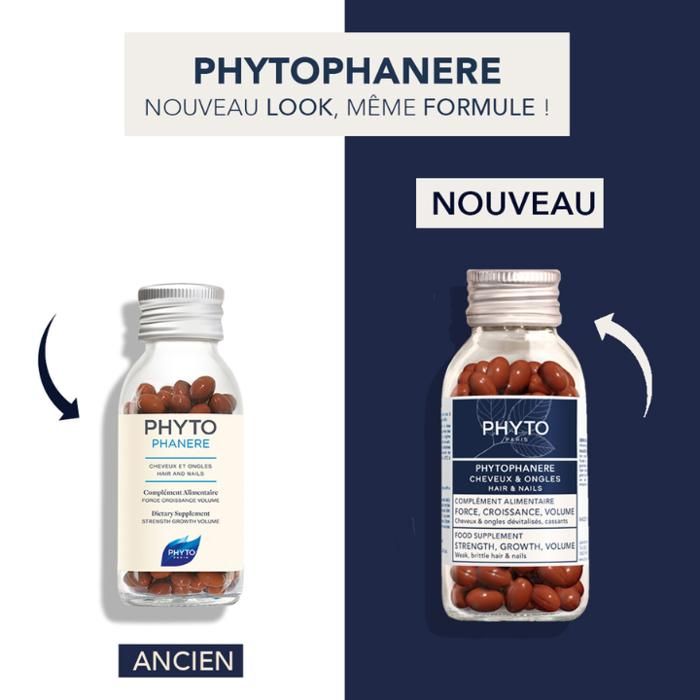 Phyto Phytophanère Haare Nägel 2er-Packung x 120 Kapseln