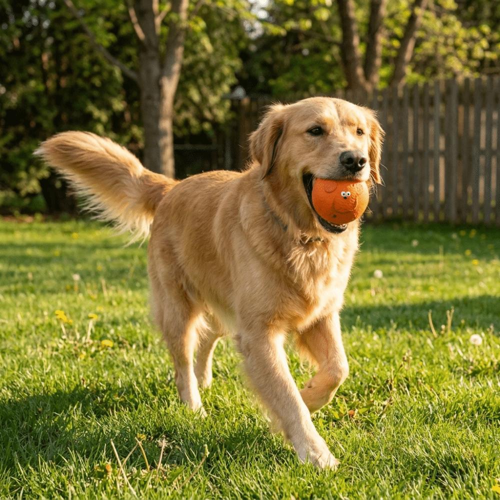 Molar Ball Latex Pet Ball High Elasticity Bite Resistant Dog Chew Ball Cartoon Bouncy Ball Teeth Cleaning Small Large Dog