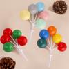Mini Plastic Balloon Figurine Miniature Figurines Birthday Party Dessert Home Decoration Tools Desktop Home Decor Ornament Craft