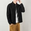 Autumn New Men's Shirt Long-sleeved Casual Loose Cotton Washed Shirt Men's Work Jacket