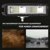 1PC 48W Car Work Light LED Bar Fog Lamp 12-24V Headlight LED Spotlight 6000K White SUV ATV Tractor Boat Trucks Excavator