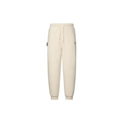Casual Versatile Comfortable Solid Color Simple Cuffed Knitted Sports Pants Women Bottoms Beige 24FRM604WGM1