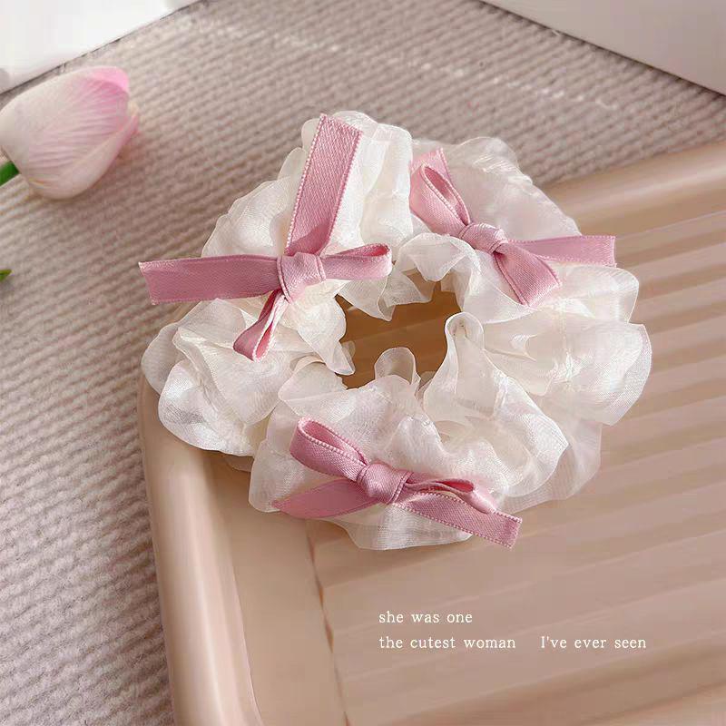 Women's Fresh Intestine Hair Tie: Gentle, Versatile, Sweet & Cute for Damage-free, Stylish Buns this Summer