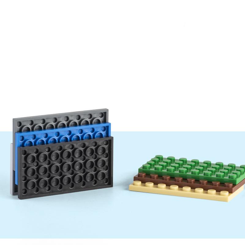 Non-Toxic 20 Pcs 4X8 Dots Baseplate Particles Building Blocks Plate 3035 Bricks Accessories Diy Classic Educational Children Toys