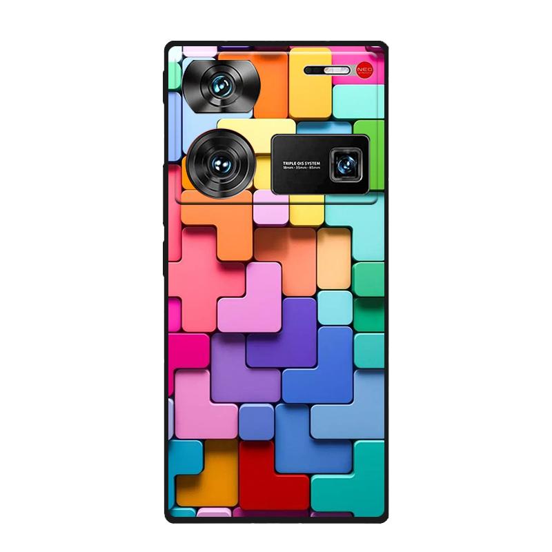 For ZTE nubia Z60 Ultra Case Silicone Luxury Space Soft Bumper for Nubia Z60 Ultra 5G NX721J Phone Cover TPU Funda Fashion Bag