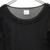 PAOLA FRANI Short sleeve Sleeve frills one piece 38 Black series Women Used