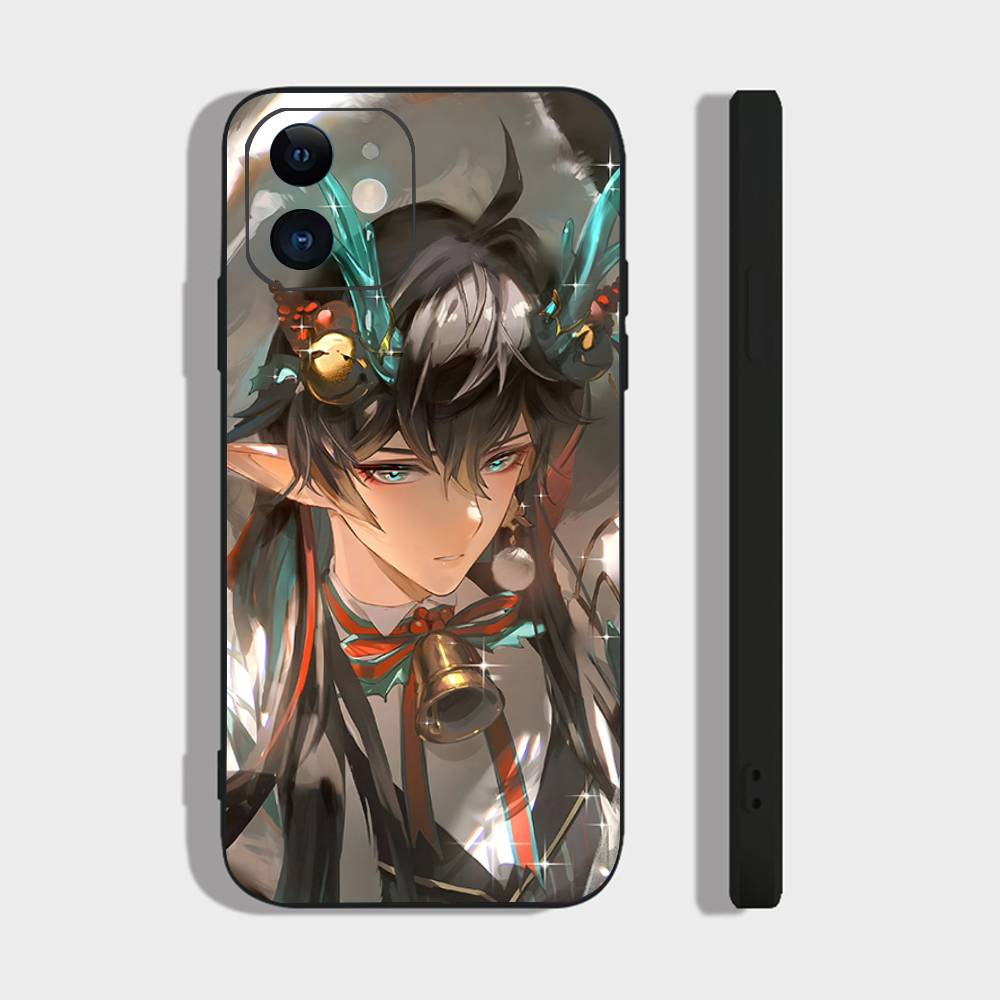 

Imbibitor Lunae Game Genshin Impact Phone Case For IPhone 17 Air 16 15 14 13 Pro Max 11 12 Black Silicone Cover IPHONE 17Air