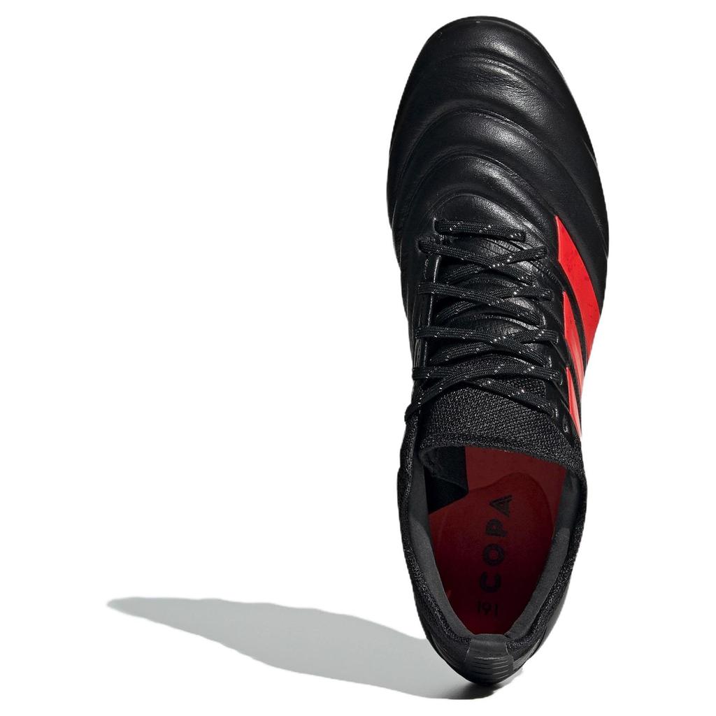 adidas Copa 19.1 Comfortable Non-Slip Durable Soccer Shoes Men Soccer Shoes Black Red EF9007
