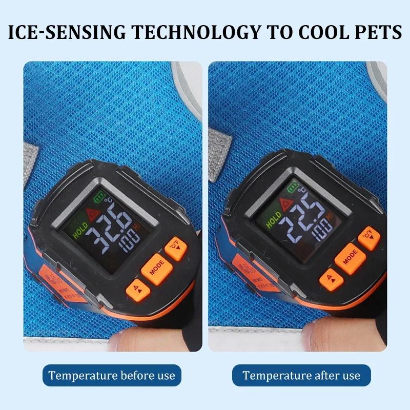 Dog Cooling Vest Dog Harness for Small Medium Largre Dog Adjustable Reflective Vest Summer Ice Quick Release Hot Pet Cool Jacket