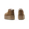 UGG Klassische Ultra Mini Plateaustiefel Kastanie Damen Sneaker Braun 1135092-CHE