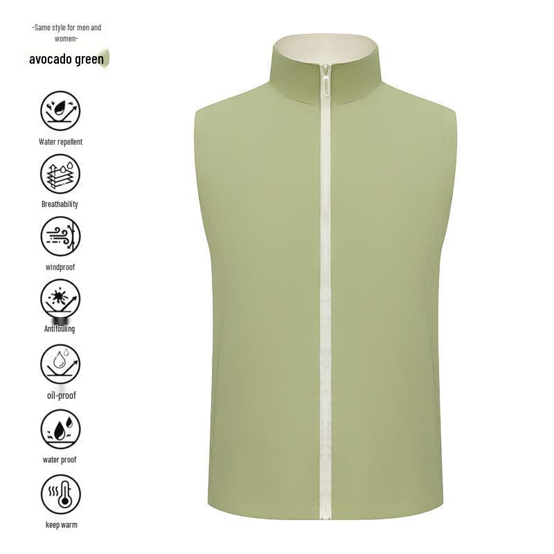 Outdoor High-End Custom Logo Vest - Three-Proof Casual Workwear Mountaineering Jacket