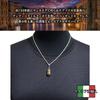 Venetian Lampwork Bead Antique Beads SILVER925 Pendant Necklace Millefiori Venetian Trade Beads European Handmade Beads Screw Chain Necklace 45cm
