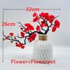 Sweet Winter Silk Flower Potted Plant Bonsai For Indoor Gift Decoration