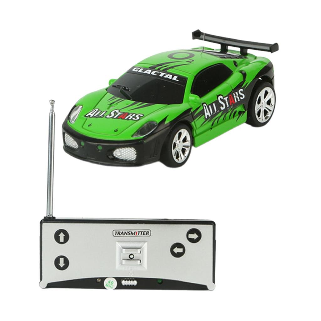 Mini Model Car Toy with Remotes in A Can Container Electric Mini Remote Control Car for Birthday Outdoor Gift Backyards Streets