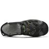 Men's Leather Outdoor Plus Size Sandals Summer Casual Men's Vacation Beach Shoes Fashion Outdoor Non-Slip Sandals