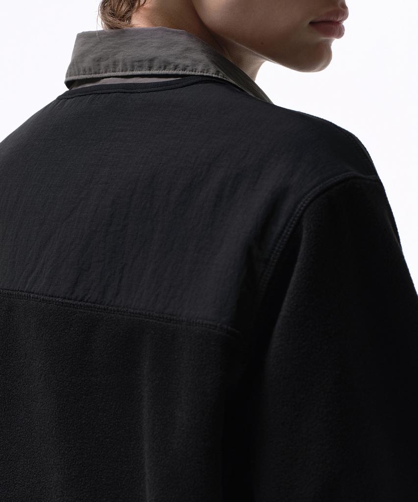 Musinsa Standard [City Leisure] Polar Fleece V-Neck Jacket [Black]
