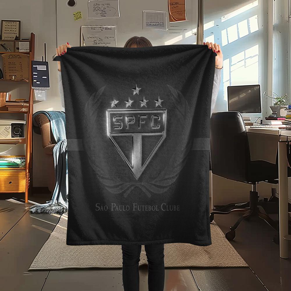 Sao Paulo FC4 Flannel Blanket, High quality Comfortable for All Seasons, Home Decor, Warmth and Comfort