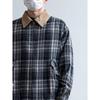 Unisex Oversized Patchwork Plaid Streetwear Jacket - Japanese Retro Neutral Style Outerwear