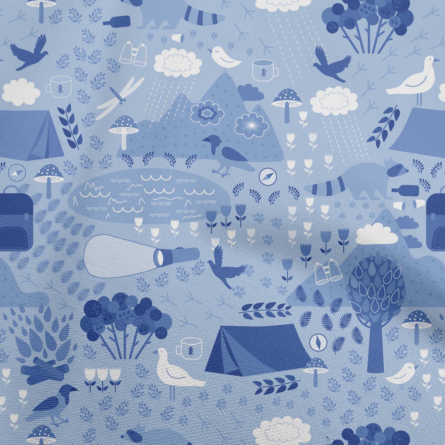 

oneOone Cotton Poplin Dusty Green Fabric Kids Dress Material Fabric Print Fabric By The Yard 42 Inch 42 Inch Wide - Viscose Chiffon середній синього кольору