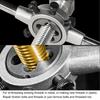 Uxcell Die Stock Handle Wrench Threaded Round Die and 38mm with Adjustable Hand Tool Set, M12x1.5 (Compatible M12-M16 Dies) Holder, Wrench,