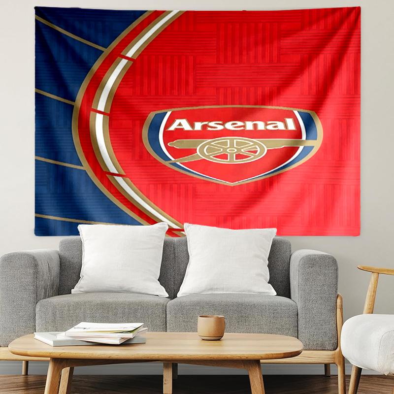 Arsenal F.C Print Tapestry, Lightweight Wall Hanging, for Bedroom, Dorm, Living Room, Home Art Decor - Birthday Christmas Gift for Friends