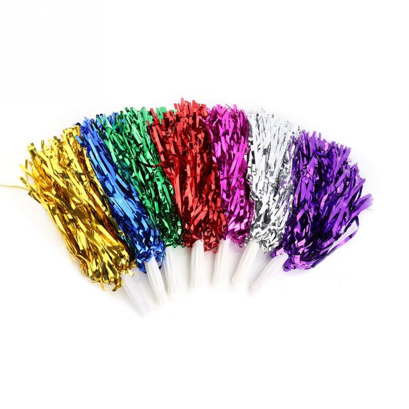 VGEBY1 Pompoms 6pcs Coloful Cheerleading Pom Poms for Party Dance VGEBY1 Pompoms 6pcs Coloful Cheerleading Pom Poms for Party Dance