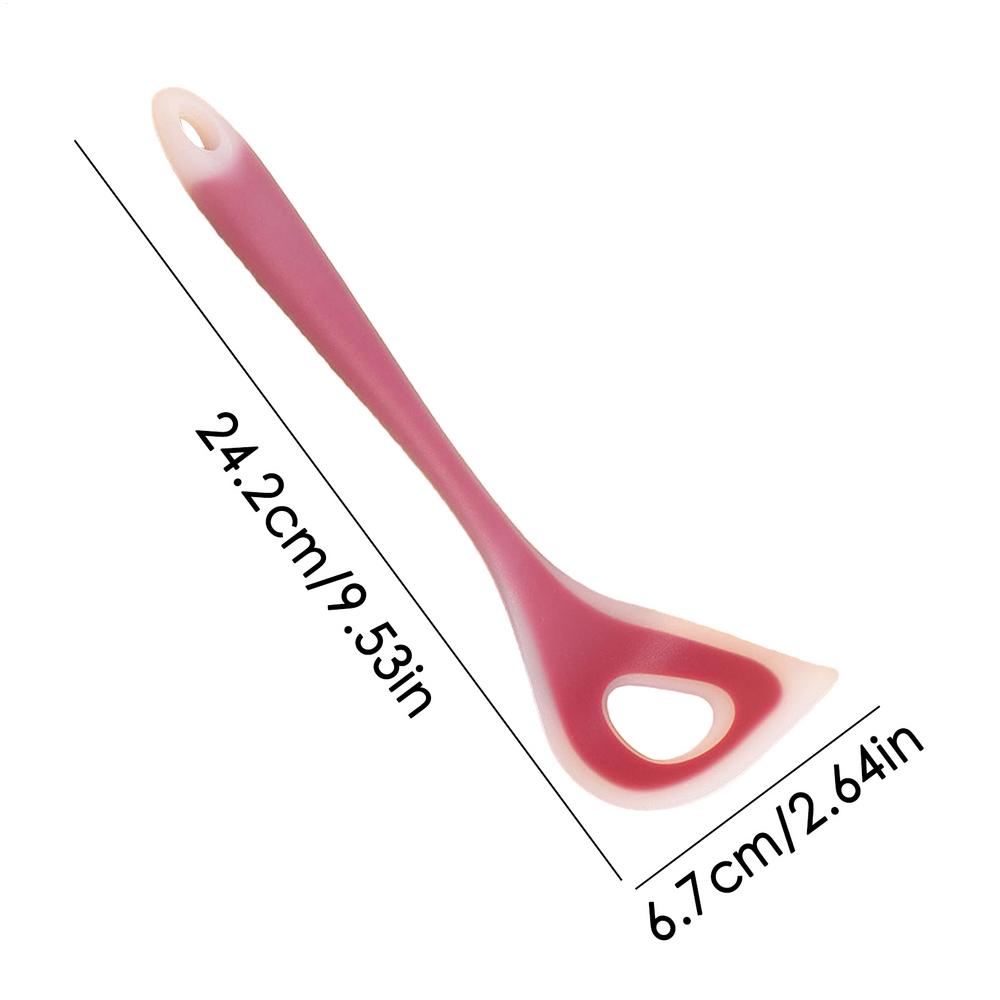 

Ложка для приготовления фрикаделек с антипригарным покрытием, эллиптическая форма для шариков, омлет, инструмент для приготовления мяса, кухонная утварь, гаджет красный